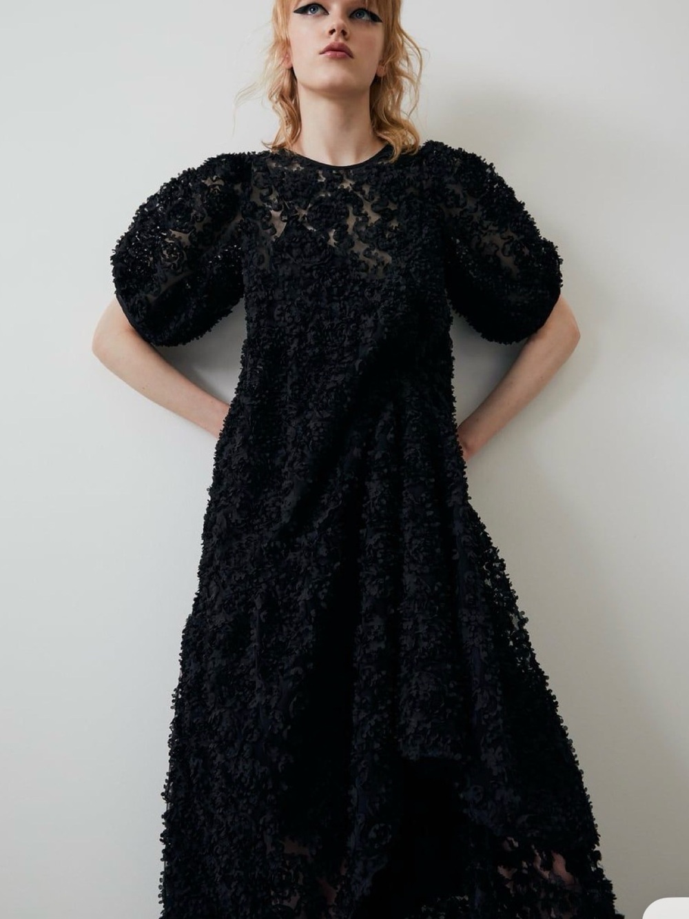 Zara 100% Authentic ZARA Contrashing Voluminous Dress Size xs